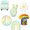 Groovy Cookie Cutter 6 Pc Set. USA Tin Plate Steel - By CookieCutter.Com